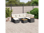 Black Woven Resin Wicker Outdoor Furniture Set - dlz1766456566600