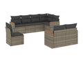 Gray Woven Resin Wicker Outdoor Furniture Set - dlz1766456610689