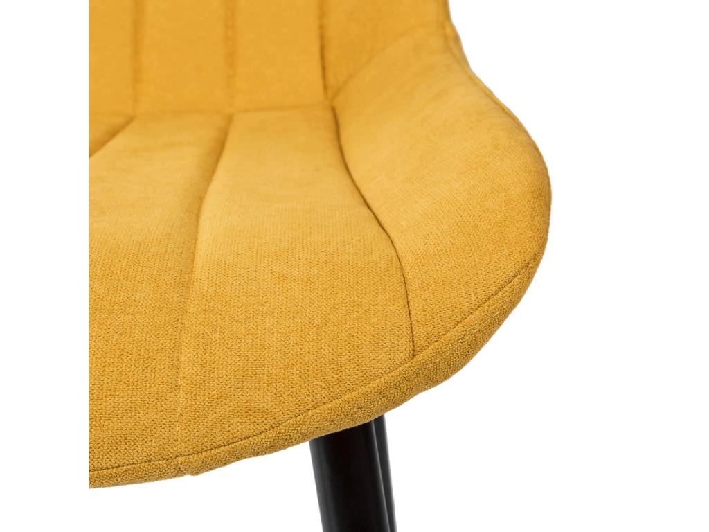 Yellow Fabric Chair