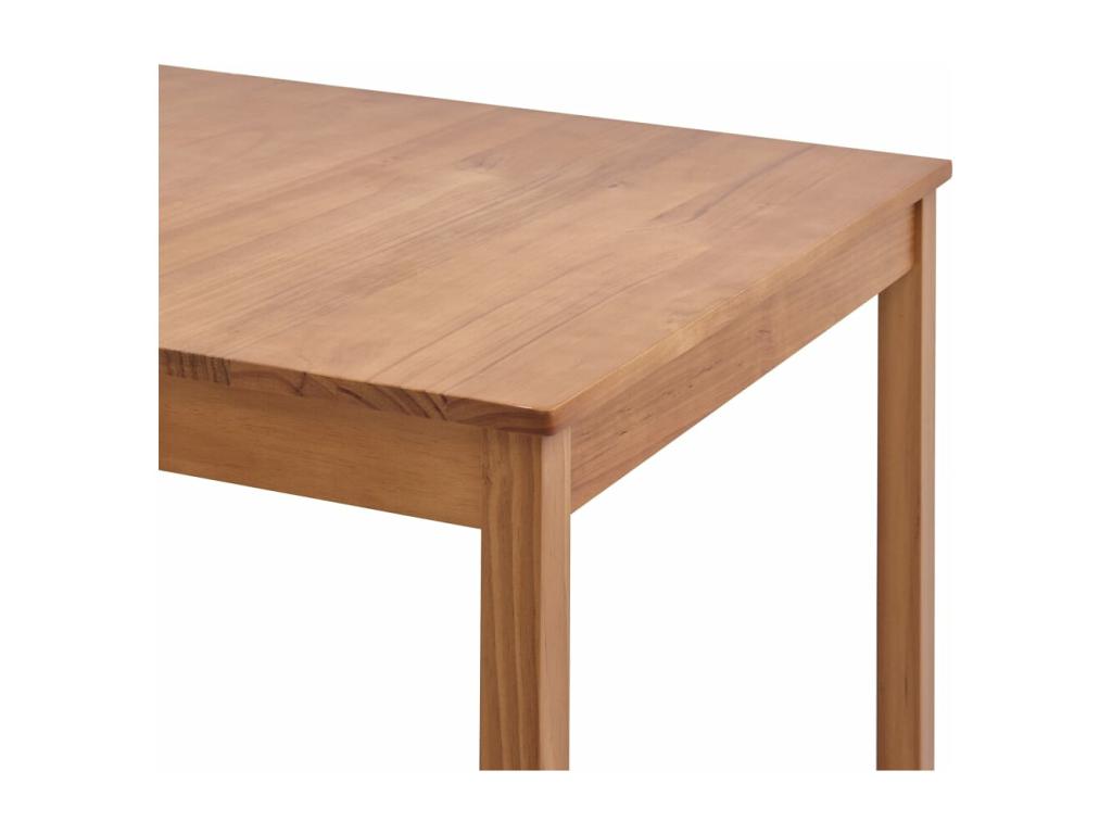 Brown Pine Wood Table, 180 x 90 x 73 cm