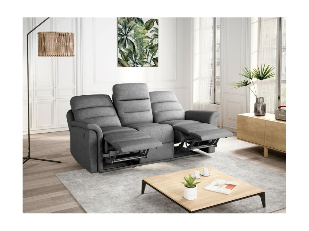 Gray Fabric Sofa, 191 x 94 x 100 cm