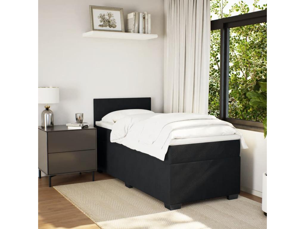 Black Velvet Mattress, 80 x 200 cm
