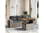 Gray Woven Resin Wicker Outdoor Furniture Set - dlz1766456853718