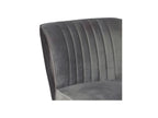 Gray Fabric Accent Chair