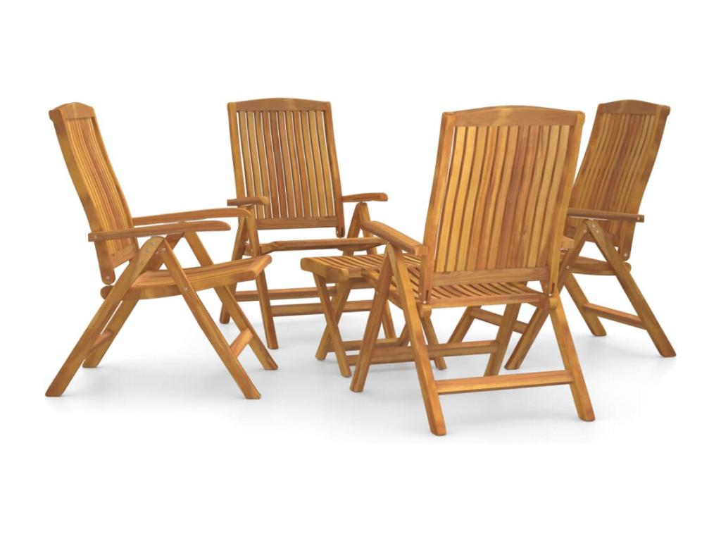 Brown Solid Wood Outdoor Furniture Set - dlz1766456569161