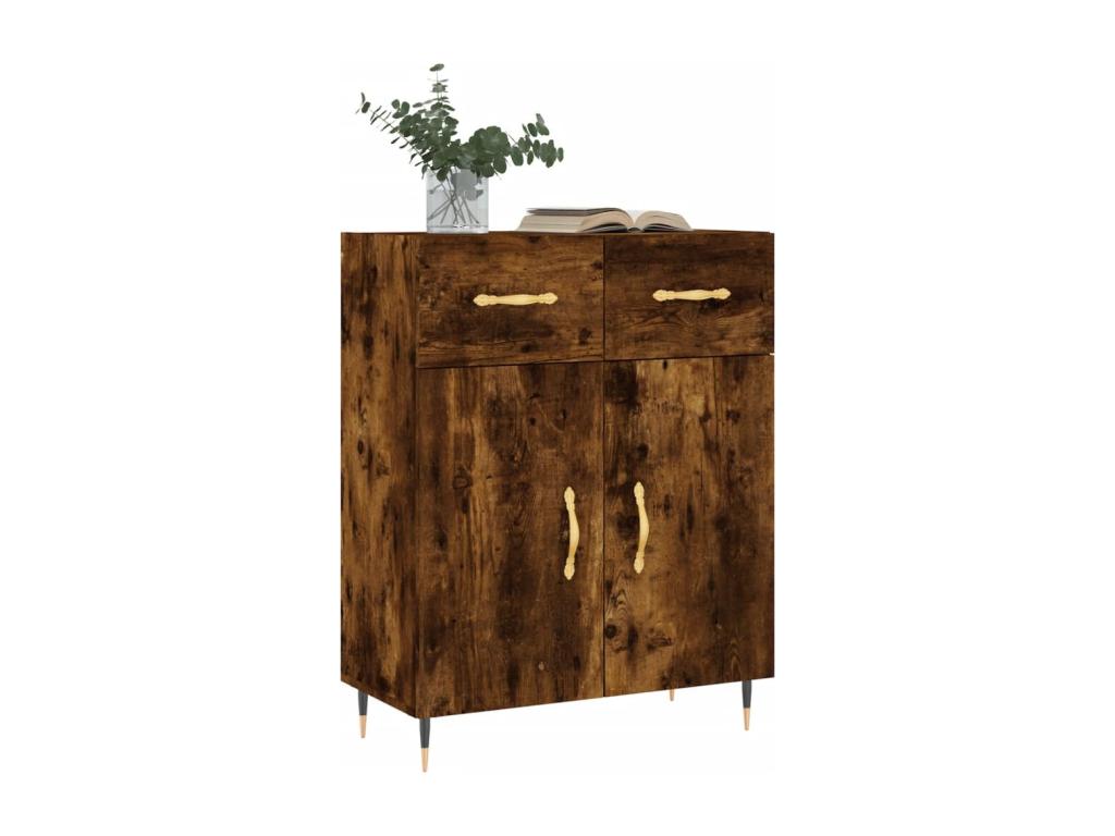 Brown Engineered Wood Sideboard, 69.5 x 34 x 90 cm