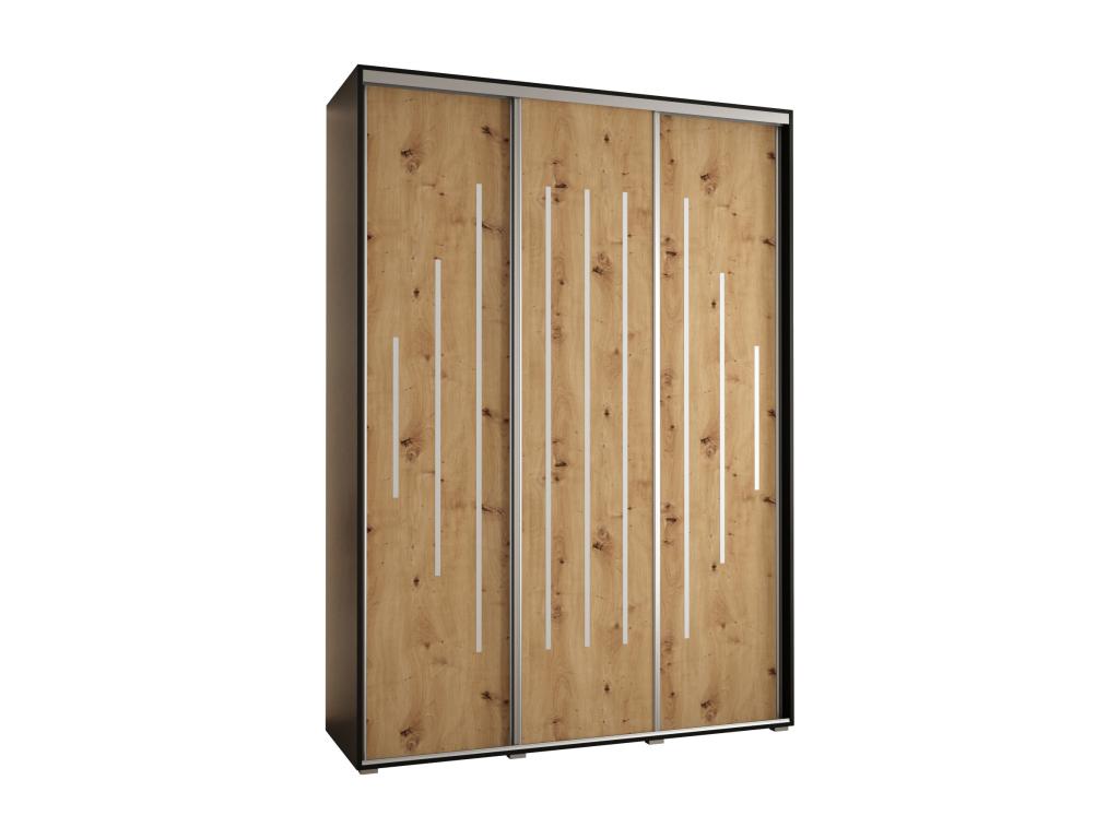 Black Wardrobe, 180 x 45 x 235.2 cm