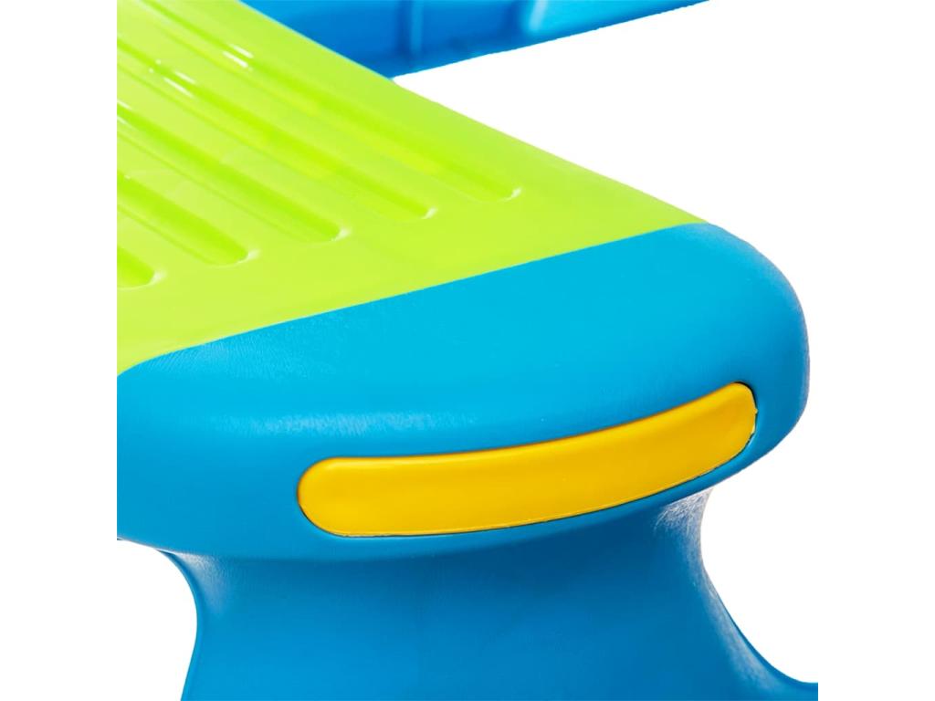 Blue Bench, 89.5 x 84.5 x 48 cm