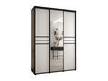 Black Wardrobe, 180 x 60 x 235.2 cm