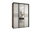 Black Wardrobe, 180 x 60 x 235.2 cm