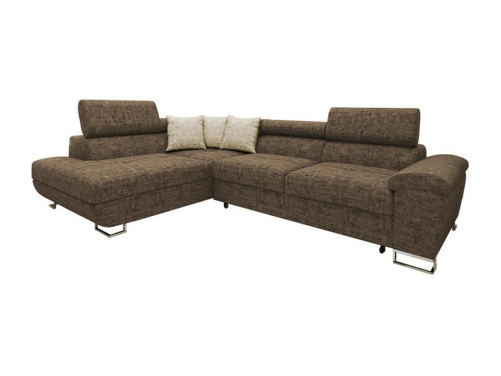 Brown Sofa, 270 x 202 x 71 cm