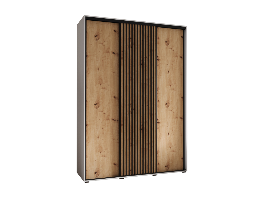 White Wardrobe, 180 x 60 x 205.2 cm