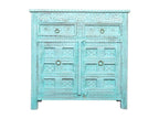 Blue Sideboard, 101 x 41 x 101 cm