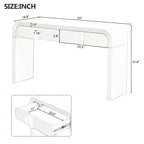 Unique Modern Rounded Silhouette Console Table