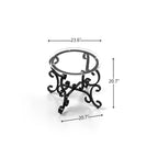 3 Piece Tempered Glass Surface Coffee Table Set, Coffee Table Round End Side Table with Sturdy Construction for Living Room
