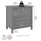 Broadview 2 Drawer Lateral File Cabinet by Bush Furniture