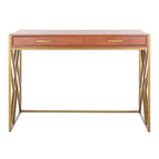 SAFAVIEH Manila Modern Dual-Tone 1-Drawer Desk