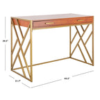 SAFAVIEH Manila Modern Dual-Tone 1-Drawer Desk
