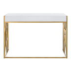 SAFAVIEH Manila Modern Dual-Tone 1-Drawer Desk