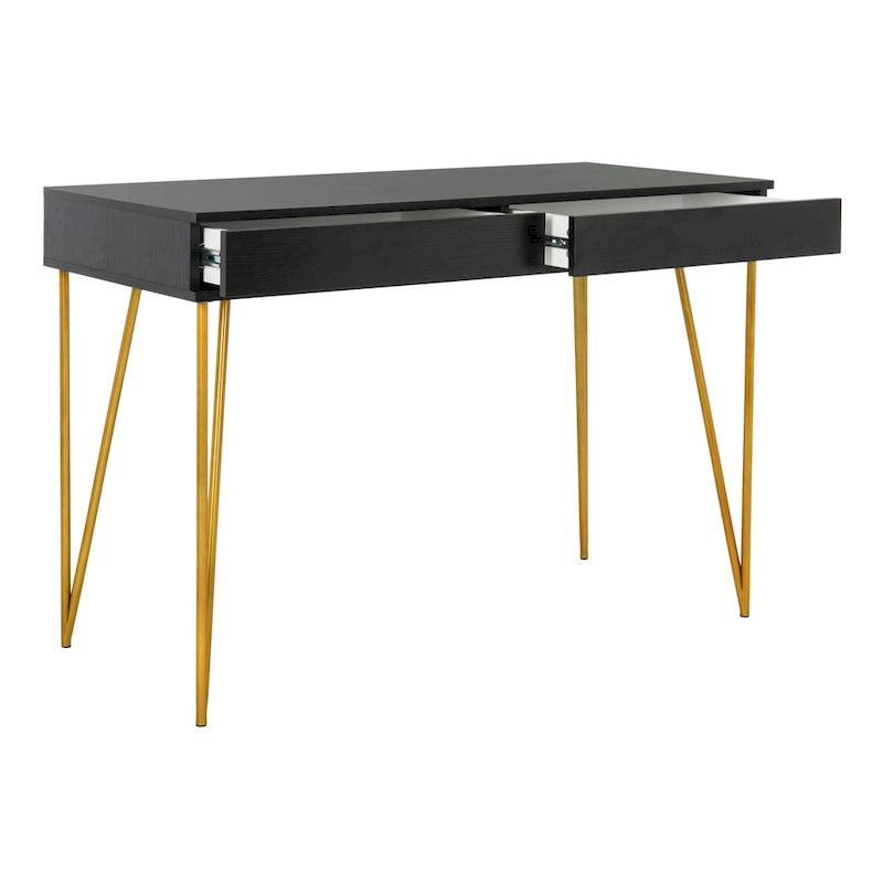 SAFAVIEH Ladonna Pine Natural 2-Drawer Desk