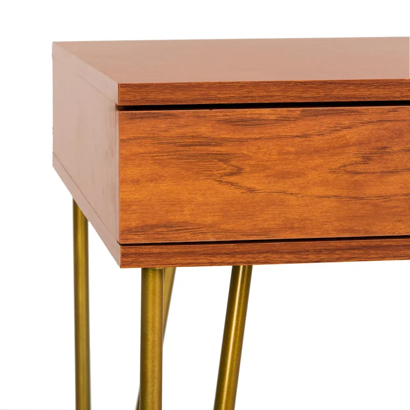 SAFAVIEH Ladonna Pine Natural 2-Drawer Desk