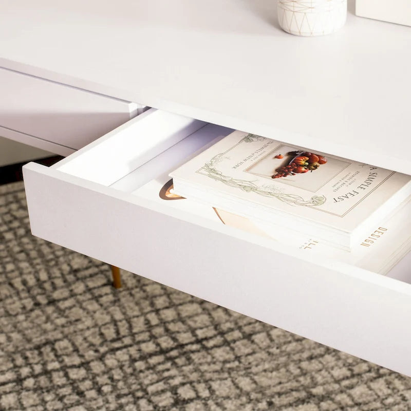SAFAVIEH Ladonna Pine Natural 2-Drawer Desk