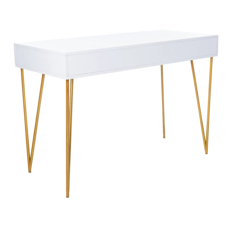 SAFAVIEH Ladonna Pine Natural 2-Drawer Desk