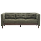 Christopher Knight Home- Modern Upholstered 3-Seater Tufted Sofa Couch for Living Room