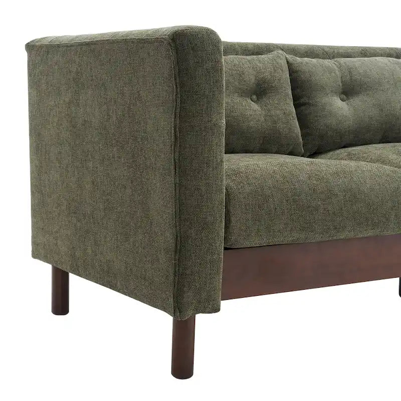 Christopher Knight Home- Modern Upholstered 3-Seater Tufted Sofa Couch for Living Room