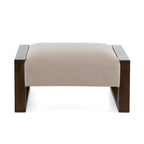 Christopher Knight Home - Harper Modern Beige Upholstered Ottoman for Compact Versatility