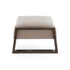 Christopher Knight Home - Harper Modern Beige Upholstered Ottoman for Compact Versatility