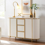 54 Modern Fluted Buffet Cabinet, Buffet Table, Coffee/Wine Bar