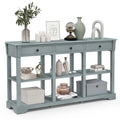 Costway 58 Long Sofa Table with Storage Retro Console Table with 3 - See Details