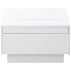 Modern Stylish Coffee Table Extendable Coffee Table with 2 Large Storage Compartments 2 Drawers, for Living Room