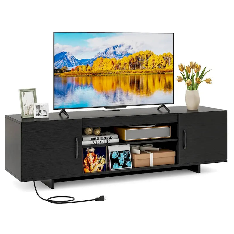 Costway TV Stand for 70 TVs Modern Entertain Center with Power Outlet - See Details