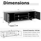 Costway TV Stand for 70 TVs Modern Entertain Center with Power Outlet - See Details
