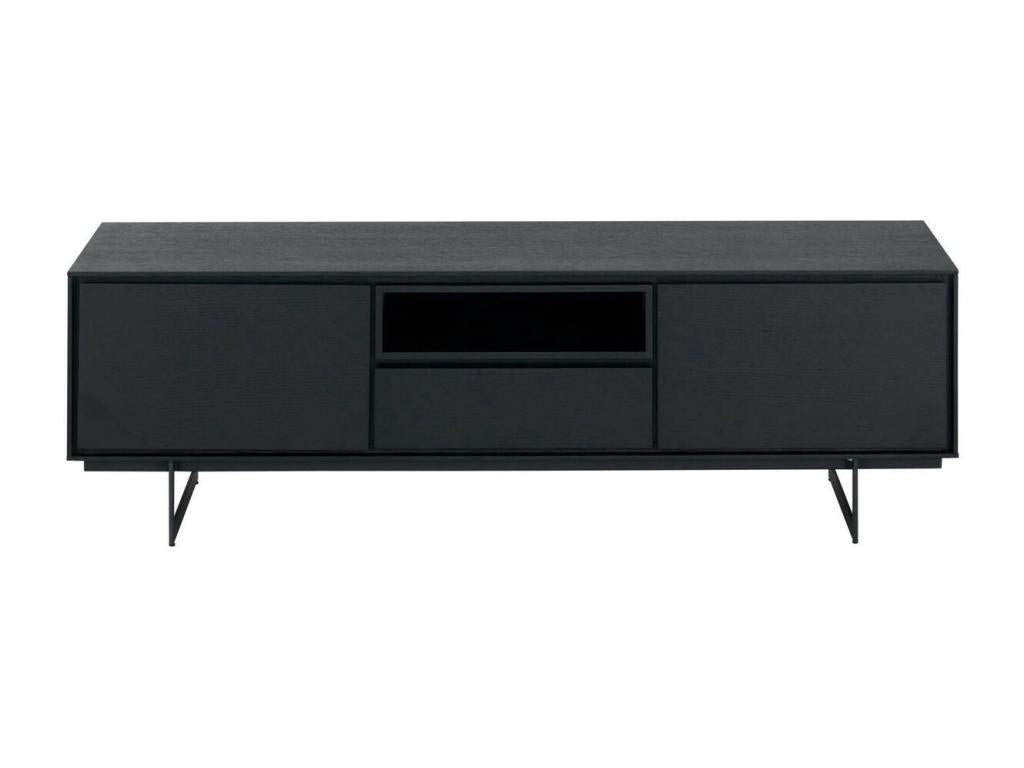 Black Metal TV Stand