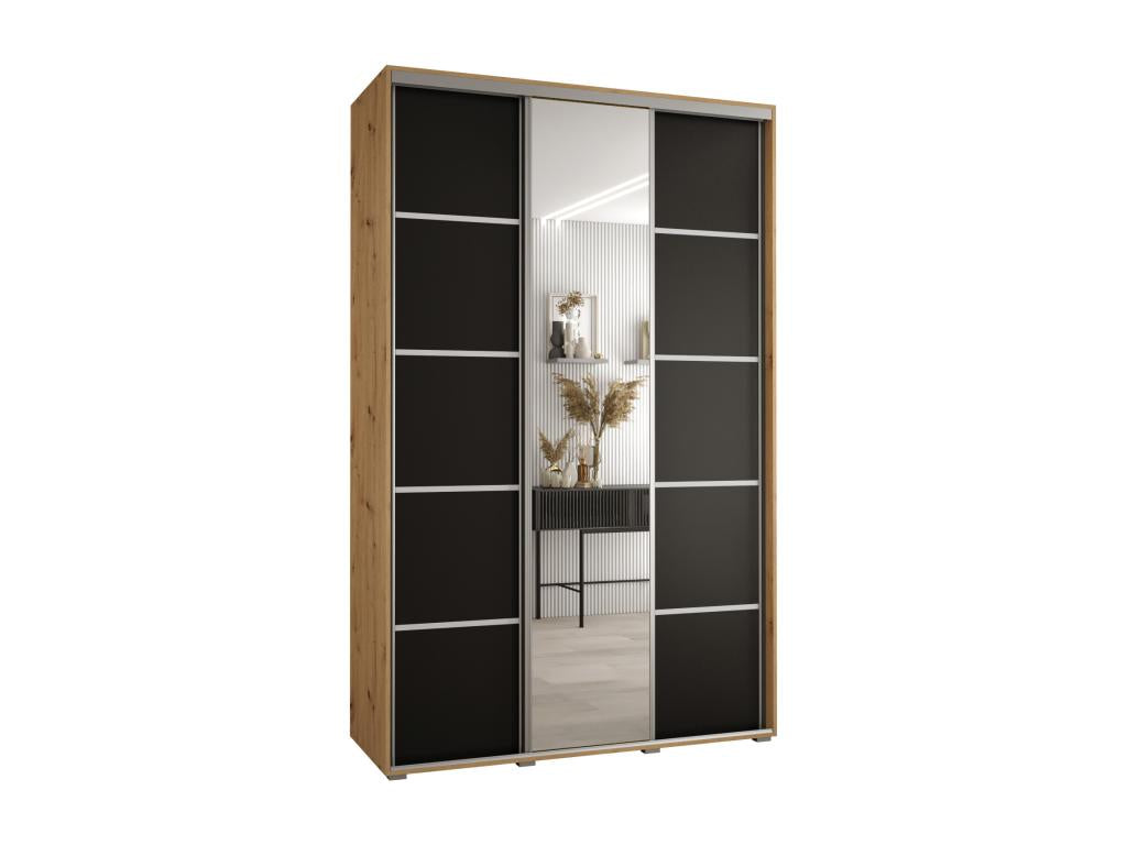 Black Wardrobe, 160 x 60 x 235.2 cm