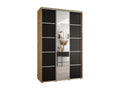 Black Wardrobe, 160 x 60 x 235.2 cm