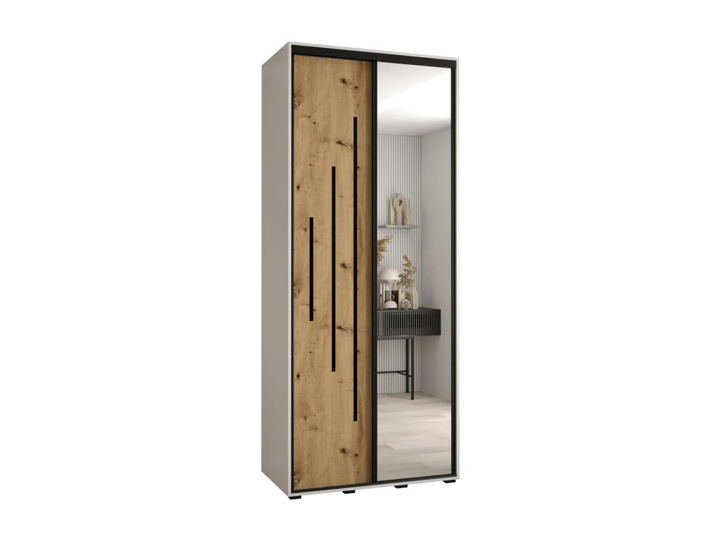 Black Wardrobe, 120 x 60 x 235.2 cm