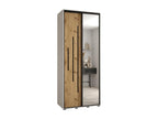Black Wardrobe, 120 x 60 x 235.2 cm