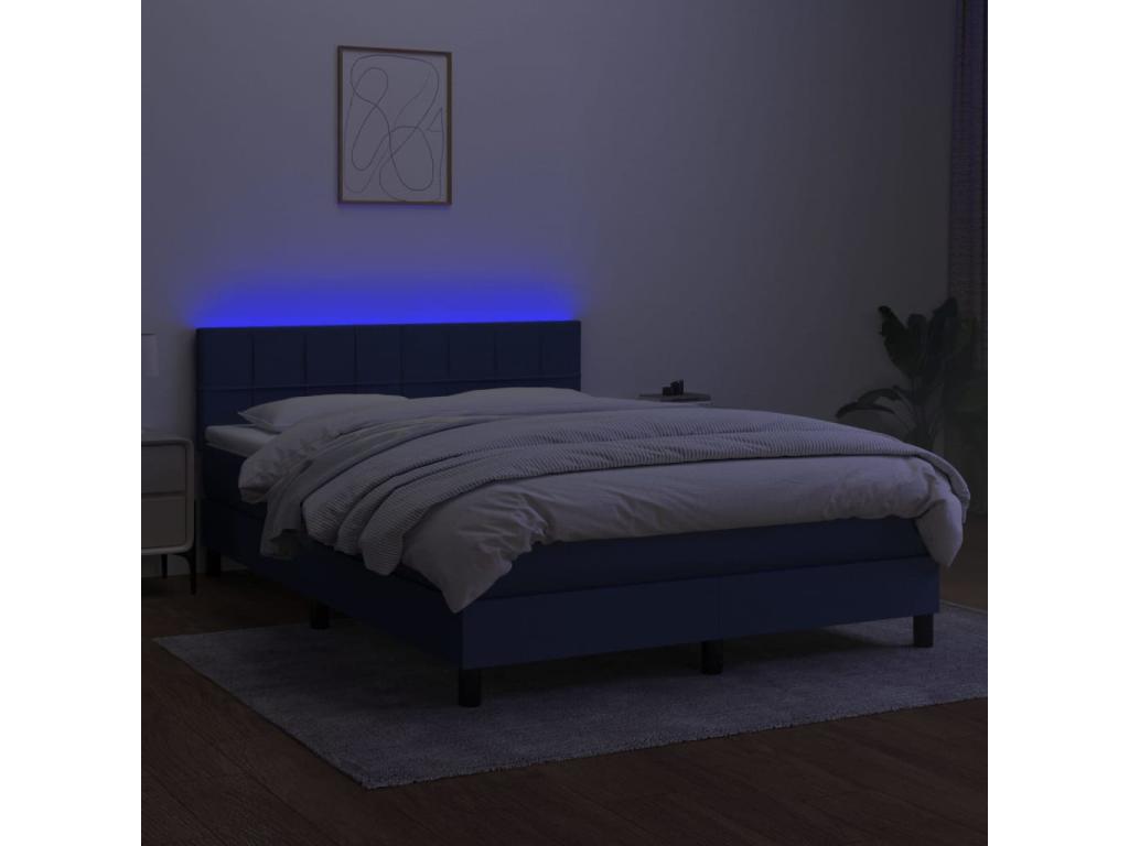 Blue Fabric Mattress, 140 x 190 cm