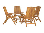Brown Solid Wood Outdoor Furniture Set - dlz1766456569161