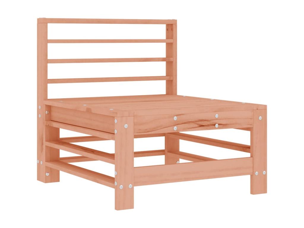 Brown Solid Wood Sofa