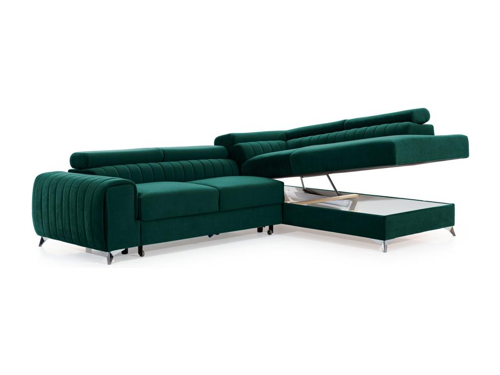 Green Fabric Sofa