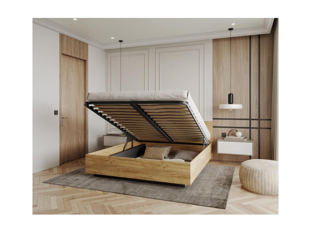 Brown Oak Wood Home Furniture, 160 x 200 cm