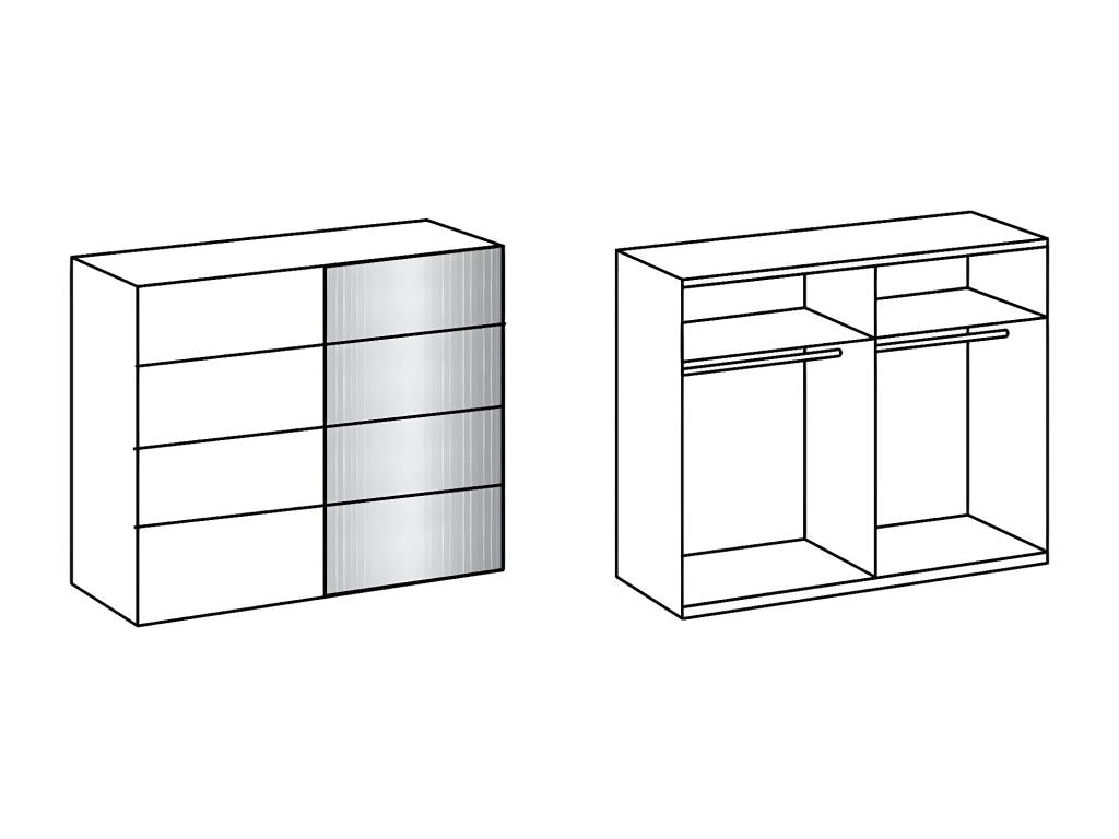Natural Oak Wood Wardrobe - dlz1766457053730