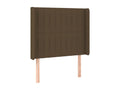 Brown Fabric Home Furniture, 83 x 16 x 118 cm