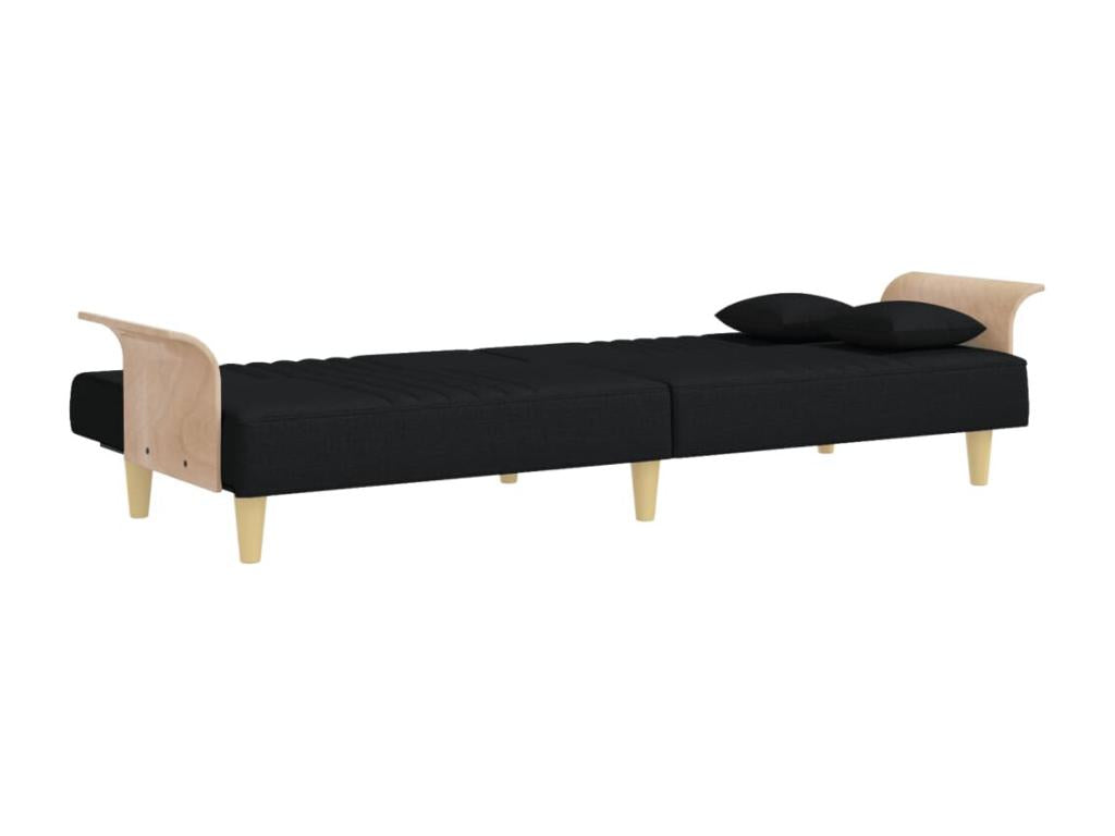 Black Fabric Sofa Bed