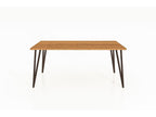 Natural Oak Wood Table, 100 x 170 cm